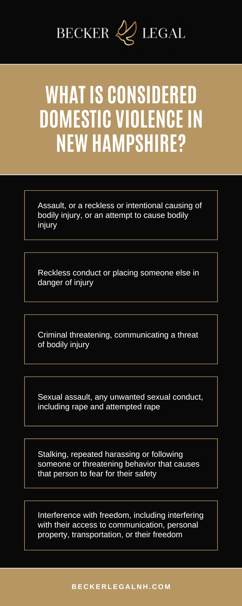 What Is Considered Domestic Violence In New Hampshire Infographic